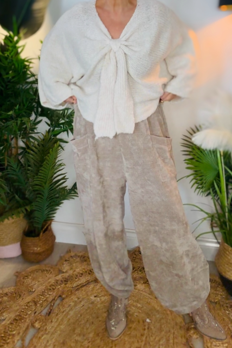 Brooke Chenille Cord Trousers