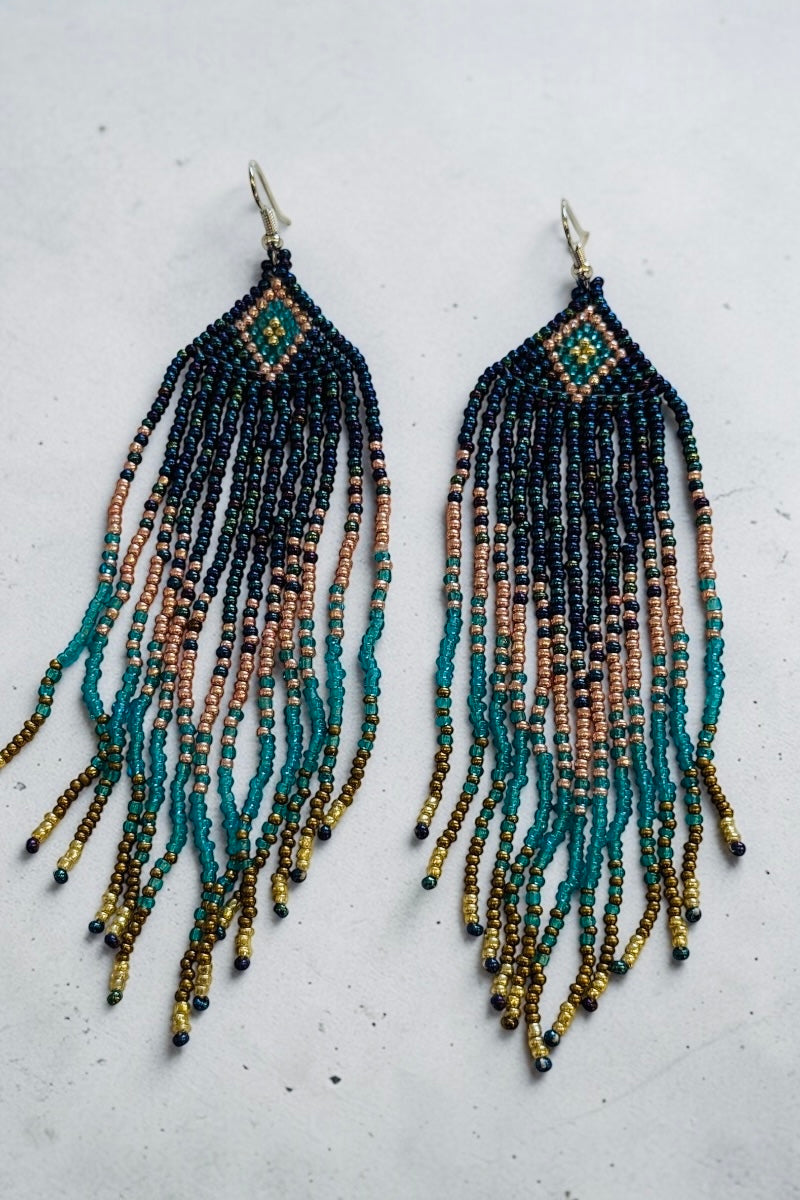 Aurora Beaded Earrings - Style One