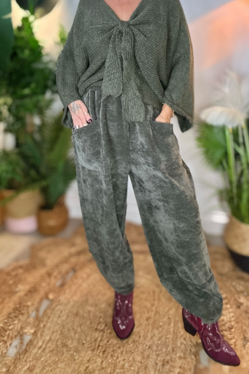 Brooke Chenille Cord Trousers