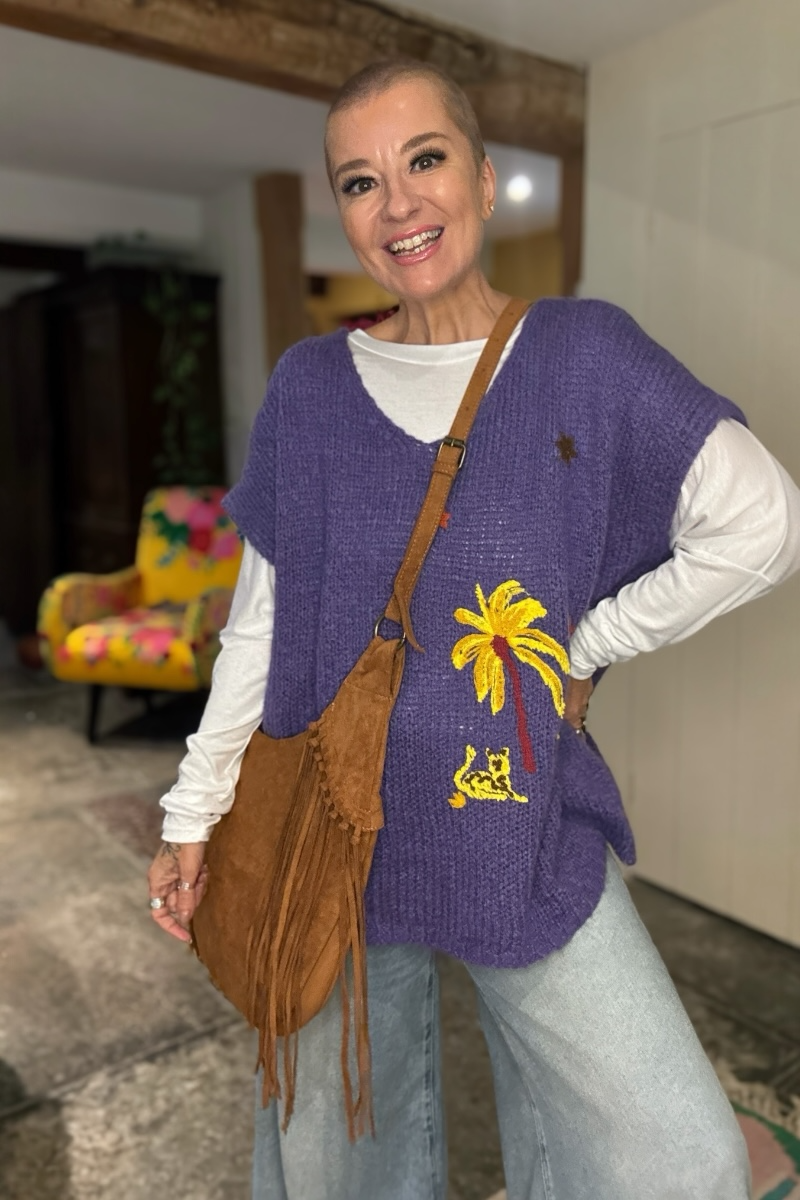 Safari Sleeveless Jumper