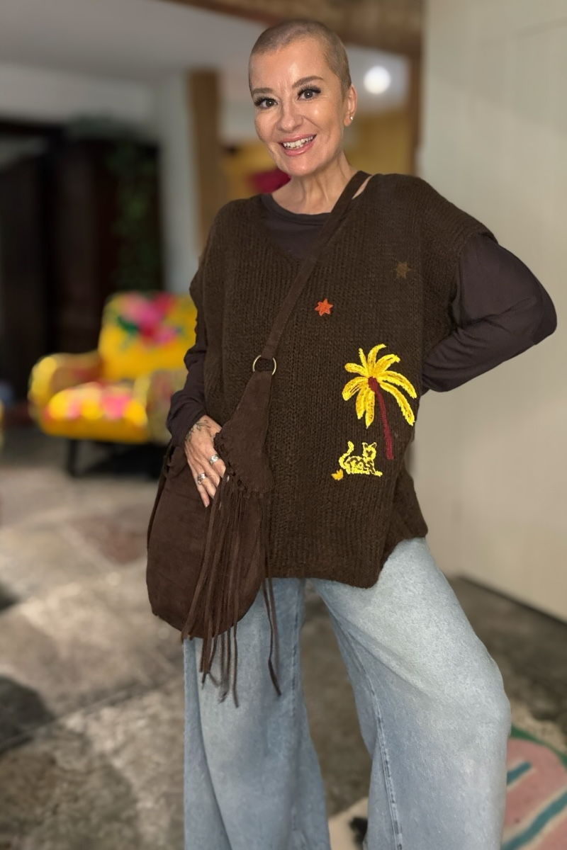 Safari Sleeveless Jumper