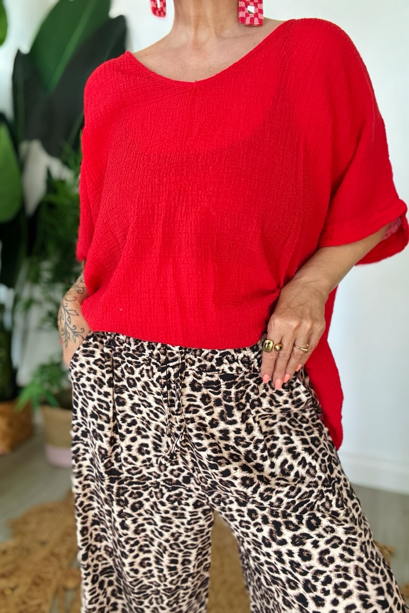 Goa Leopard Print Trousers