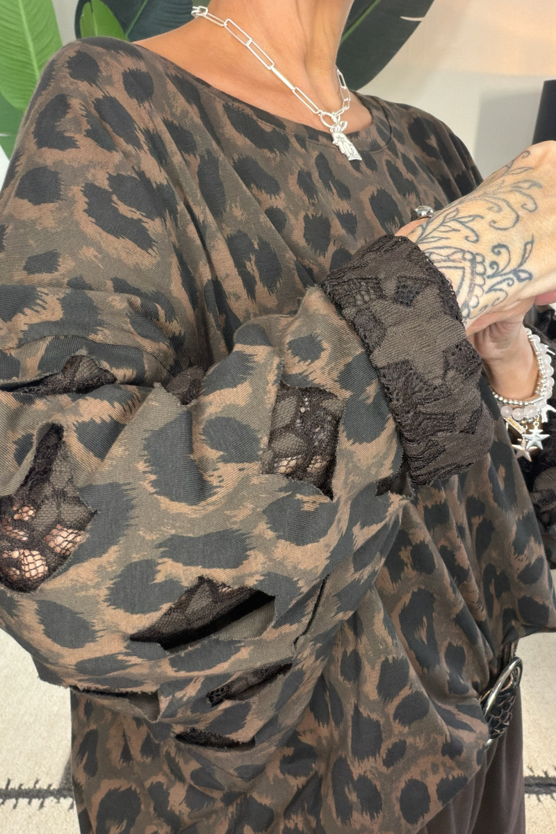 Wild at Heart Leopard Sweatshirt