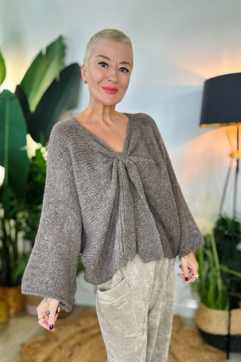Eden Bow Front Jumper
