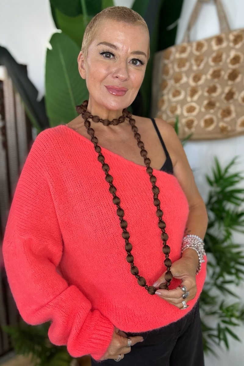 Rina Knotted Long Necklace