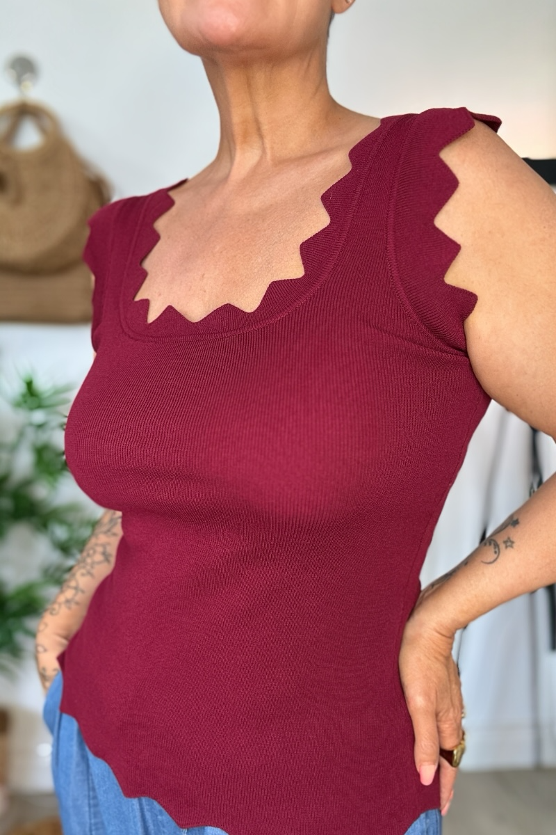 Astra Knitted Vest Top