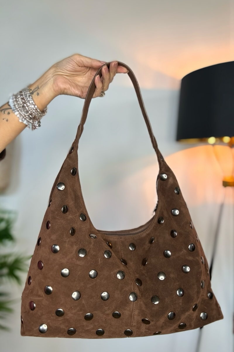 Ginny Studded Shoulder Bag