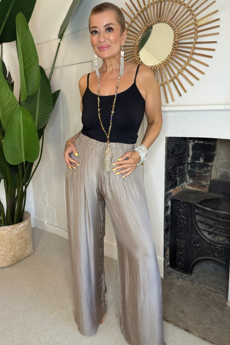 Nia Silk Mix Trousers