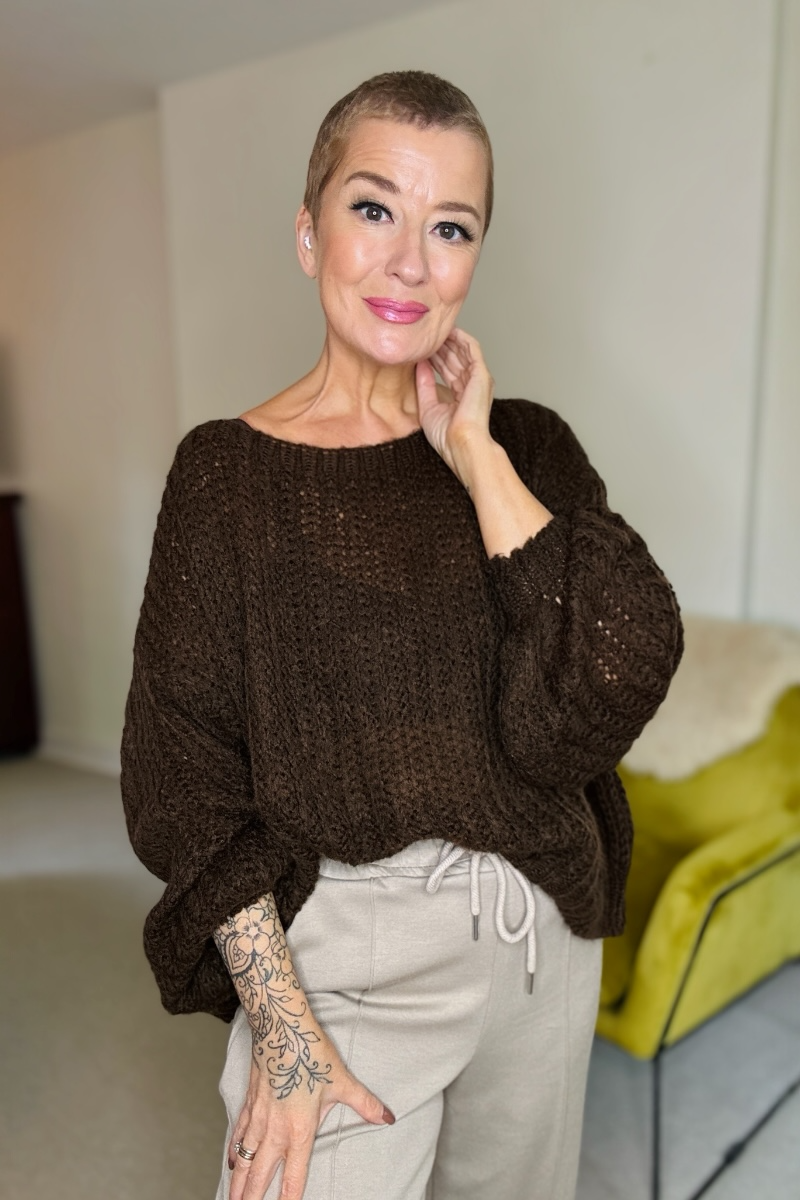 Slouchy Open Knit