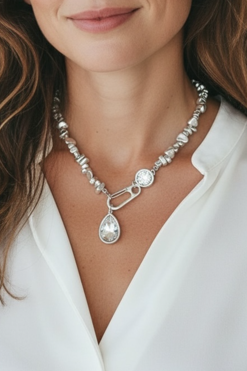 Locked In Necklace - Silver