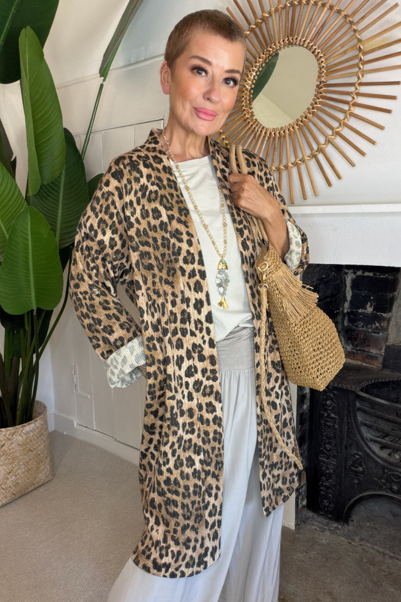 Cosmic Leopard Jacket -Star