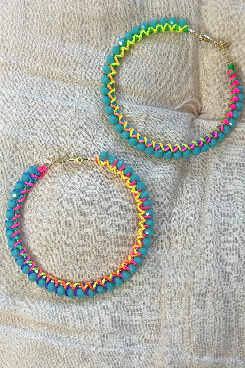Candy Pop Large Hoop Earrings