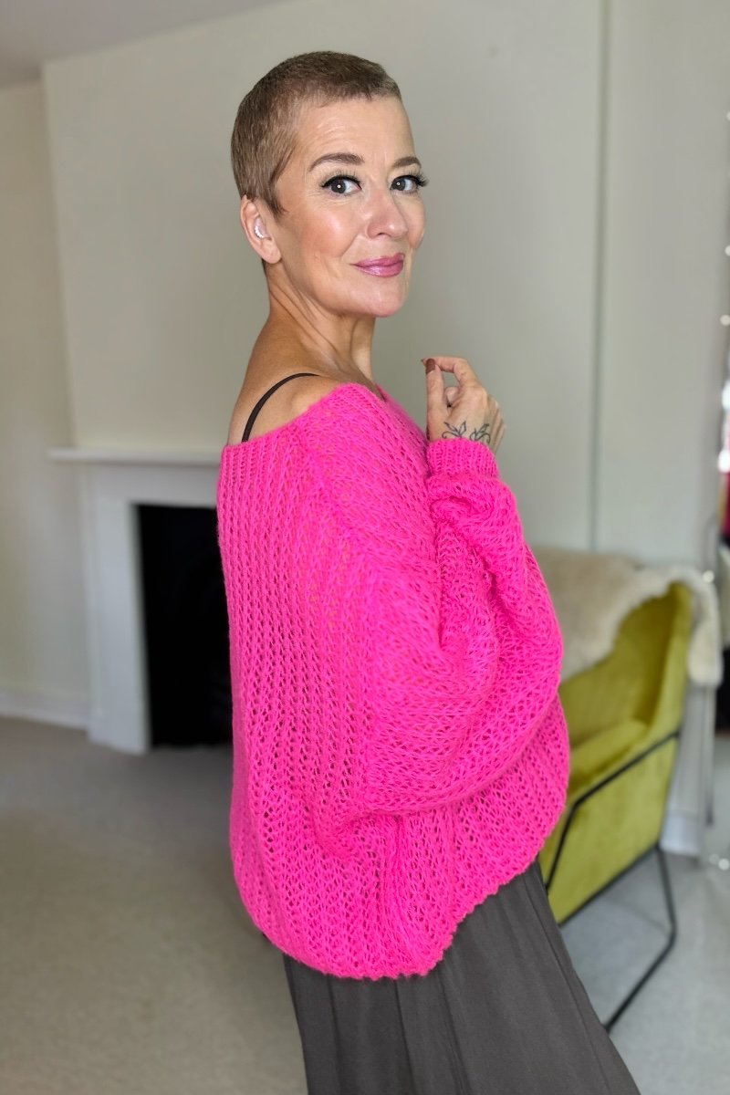 Slouchy Open Knit