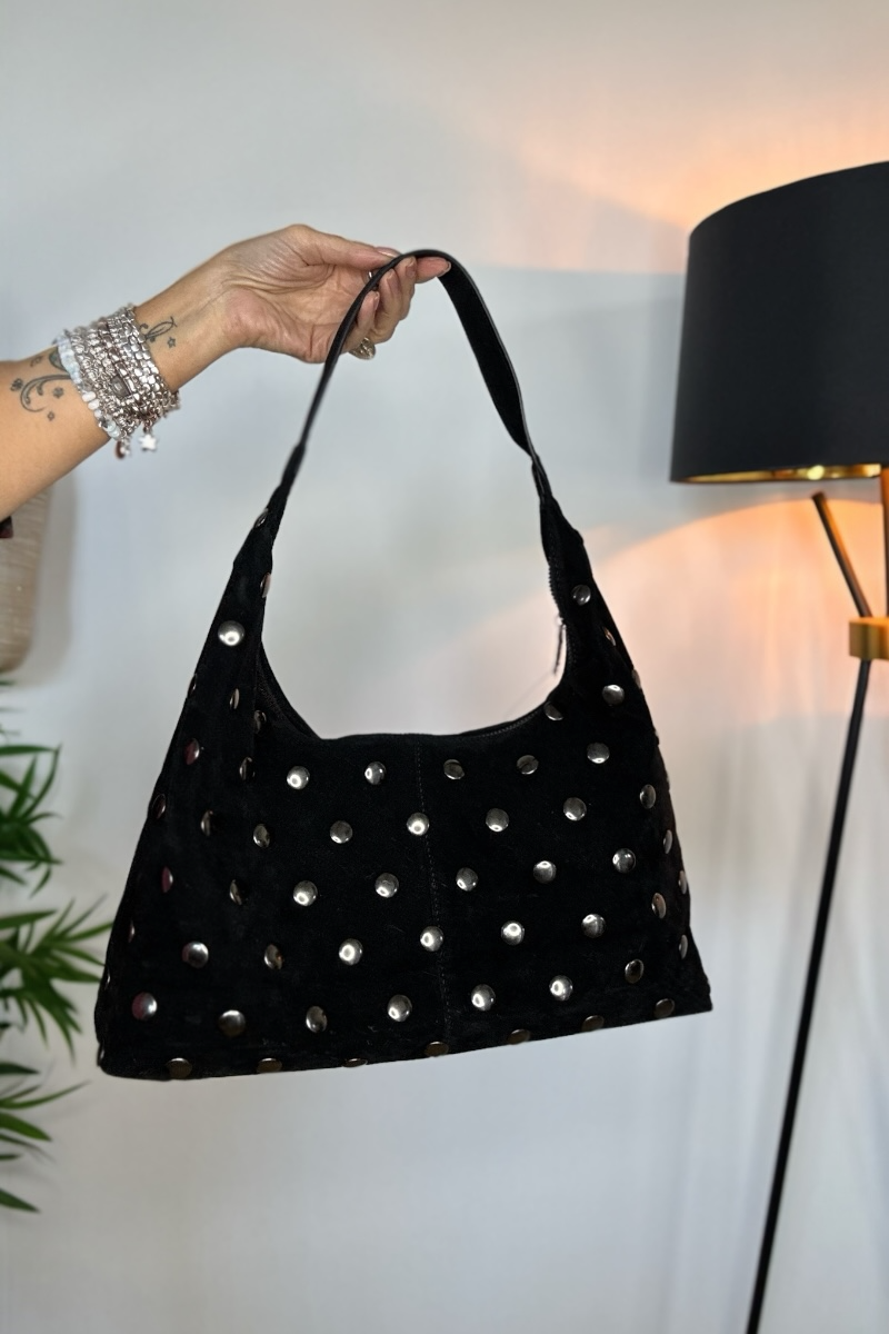 Ginny Studded Shoulder Bag