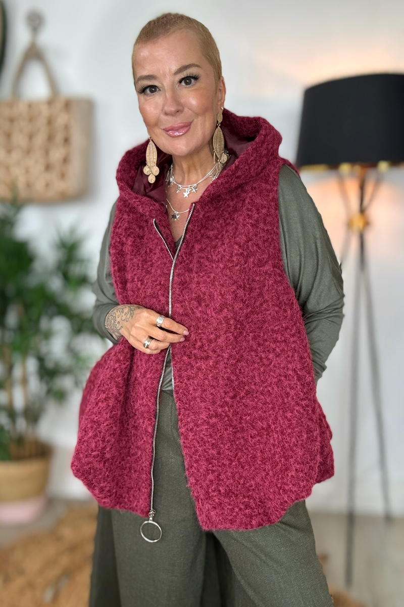 Oslo Hooded Sleeveless Jacket