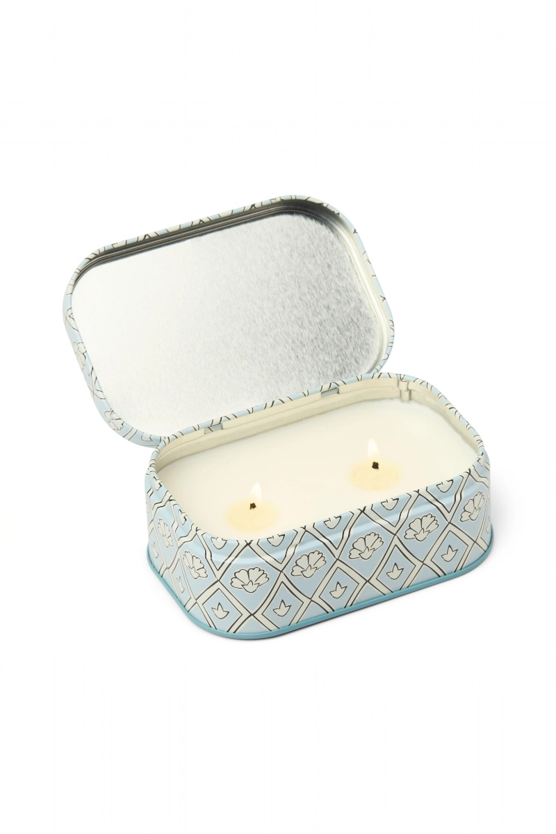 Printed Tin Candle - Lavender & Thyme