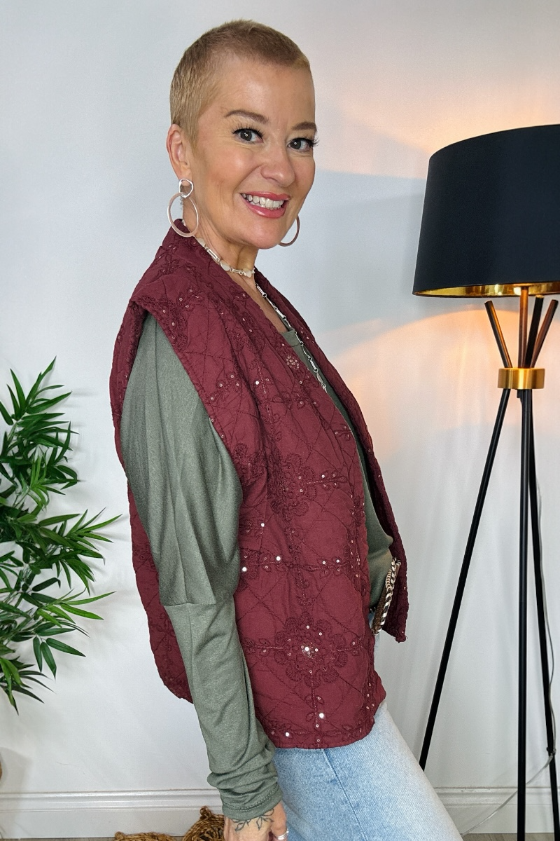 Jasmine Embroidered Gilet