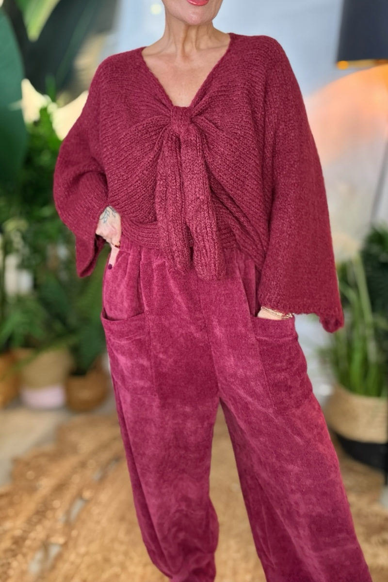 Brooke Chenille Cord Trousers