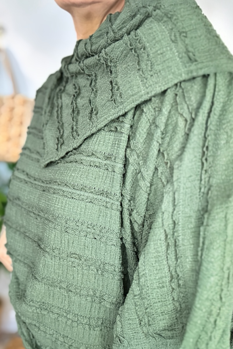 Frida Shawl Neck Top