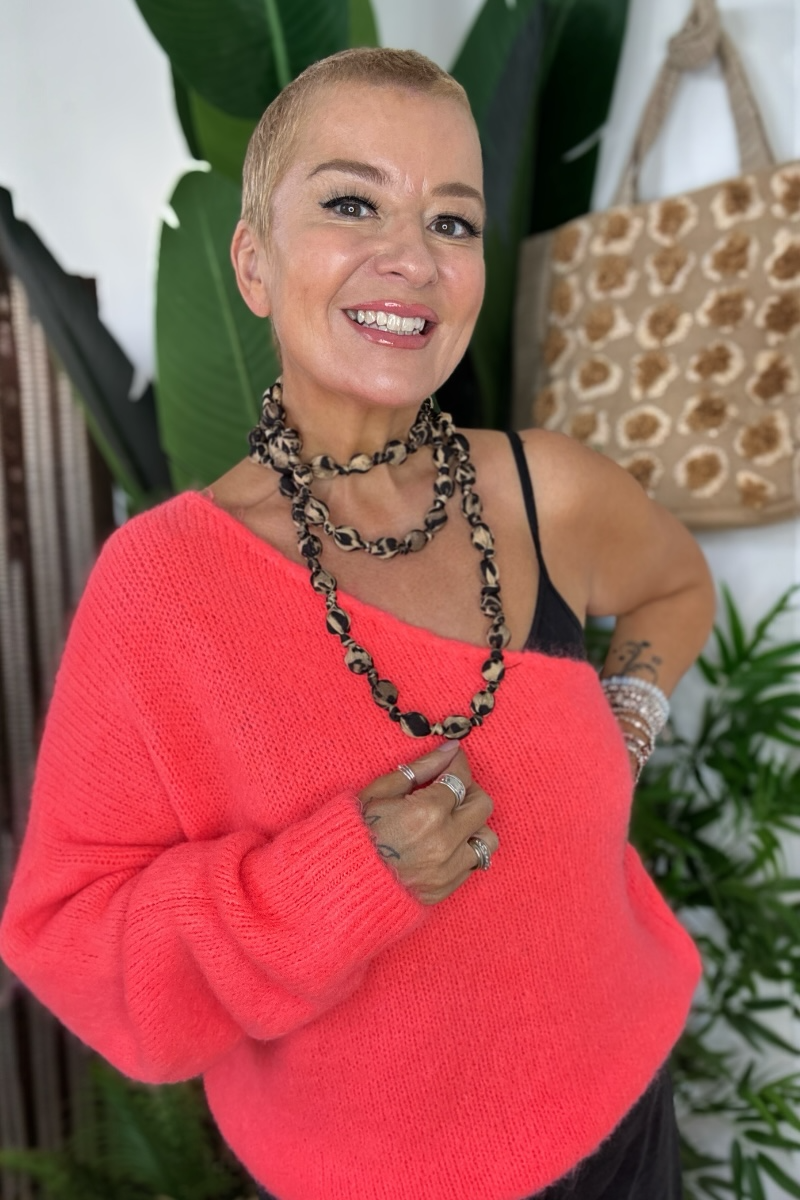 Rina Knotted Long Necklace