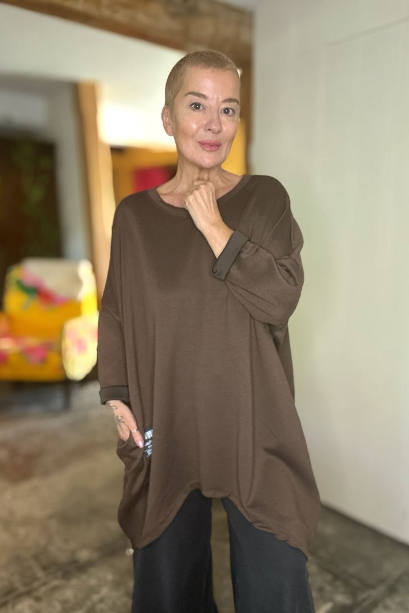 Bernie Loose Longline Sweatshirt