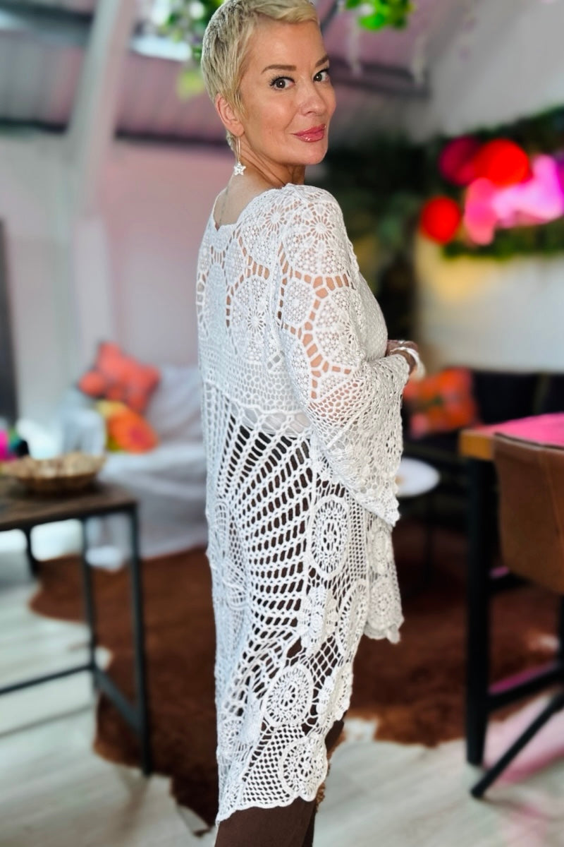 Zahara Crochet Tunic