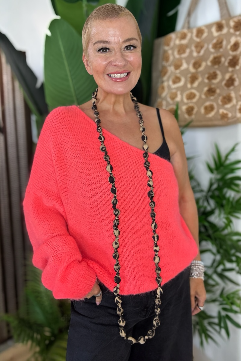Rina Knotted Long Necklace