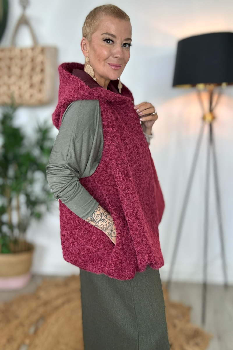 Oslo Hooded Sleeveless Jacket