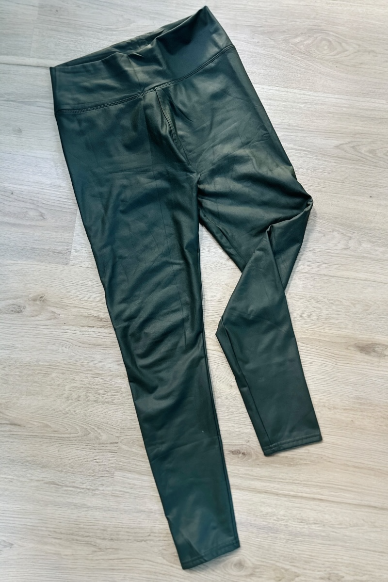 Faux Leather Look Leggings