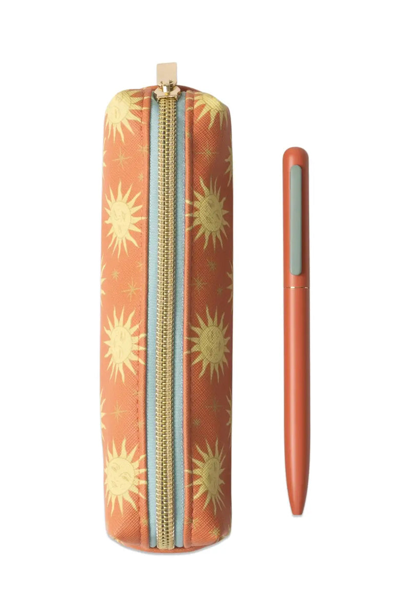 Designworks Ink Pen & Pouch Set - Terracotta Sun