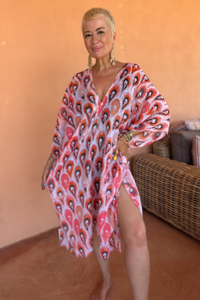 Teardrop Ikat Kaftan
