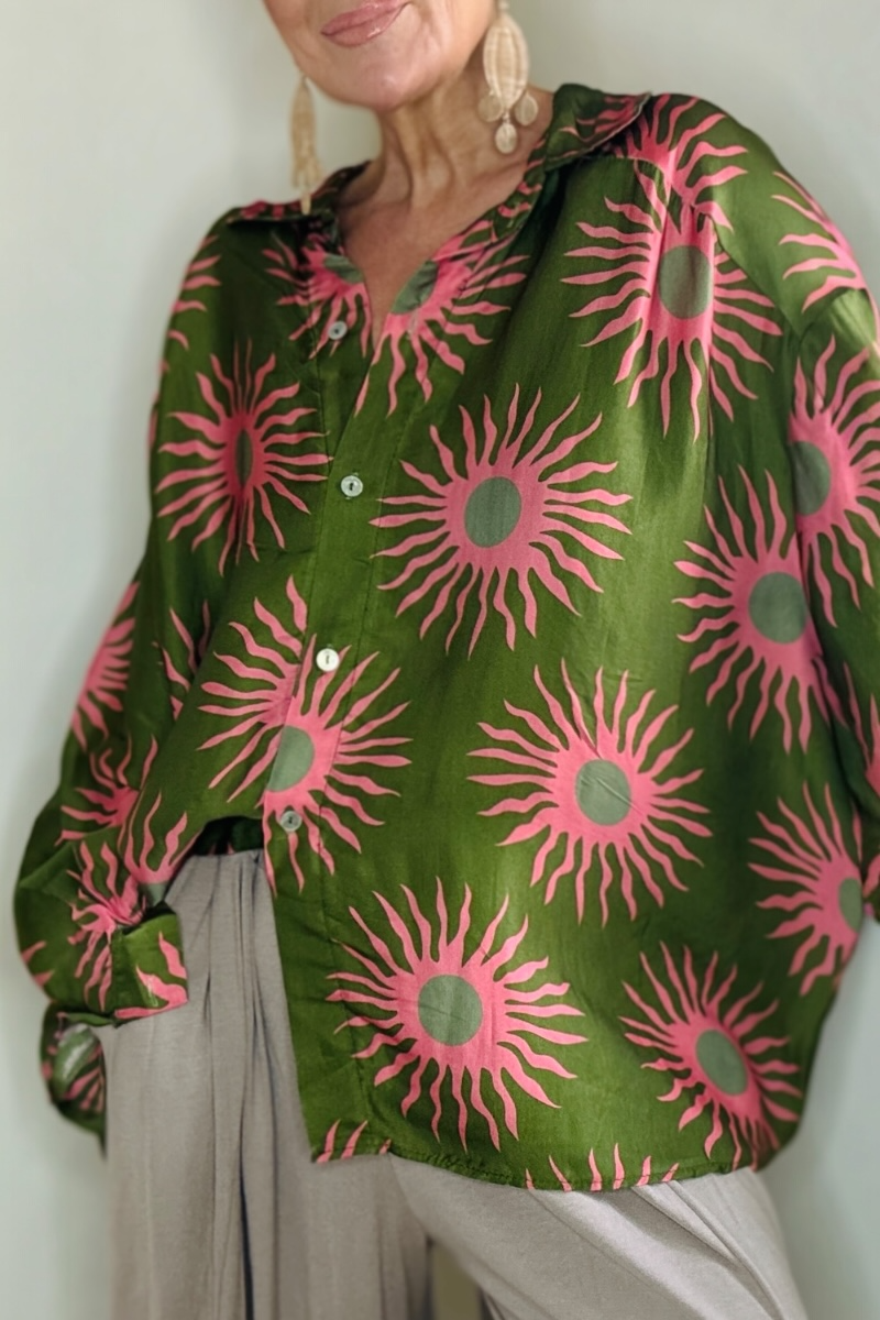Athens Silk Mix Shirt