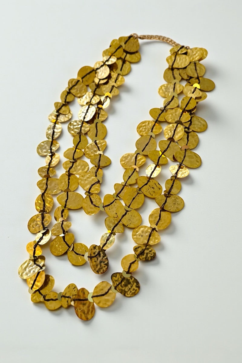 Layered Boho Coin Necklace