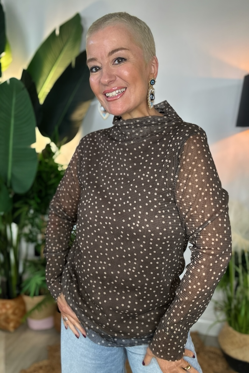 Alora Dotty Top