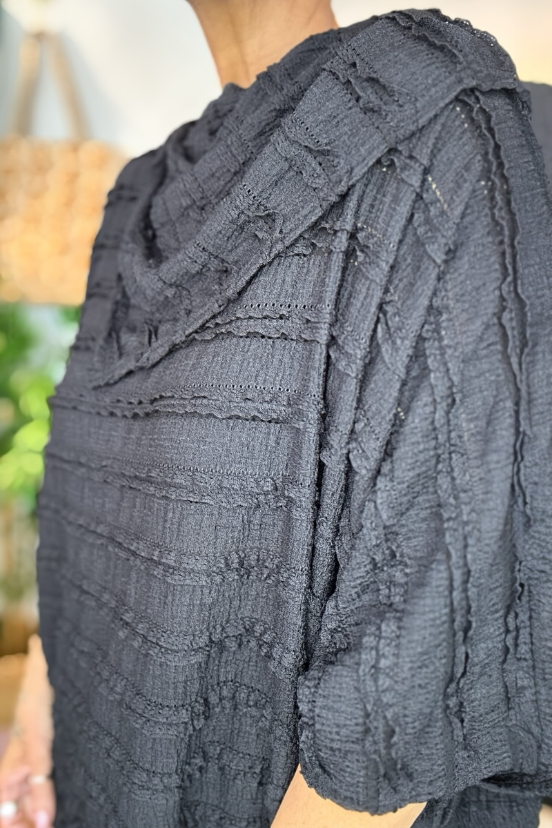 Frida Shawl Neck Top