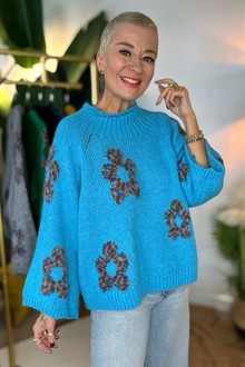 Rachel Multi Fleck Knitted Jumper