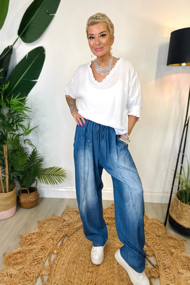 Relaxed Fit Cocoon Jeans