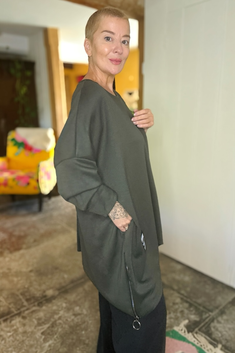 Bernie Loose Longline Sweatshirt