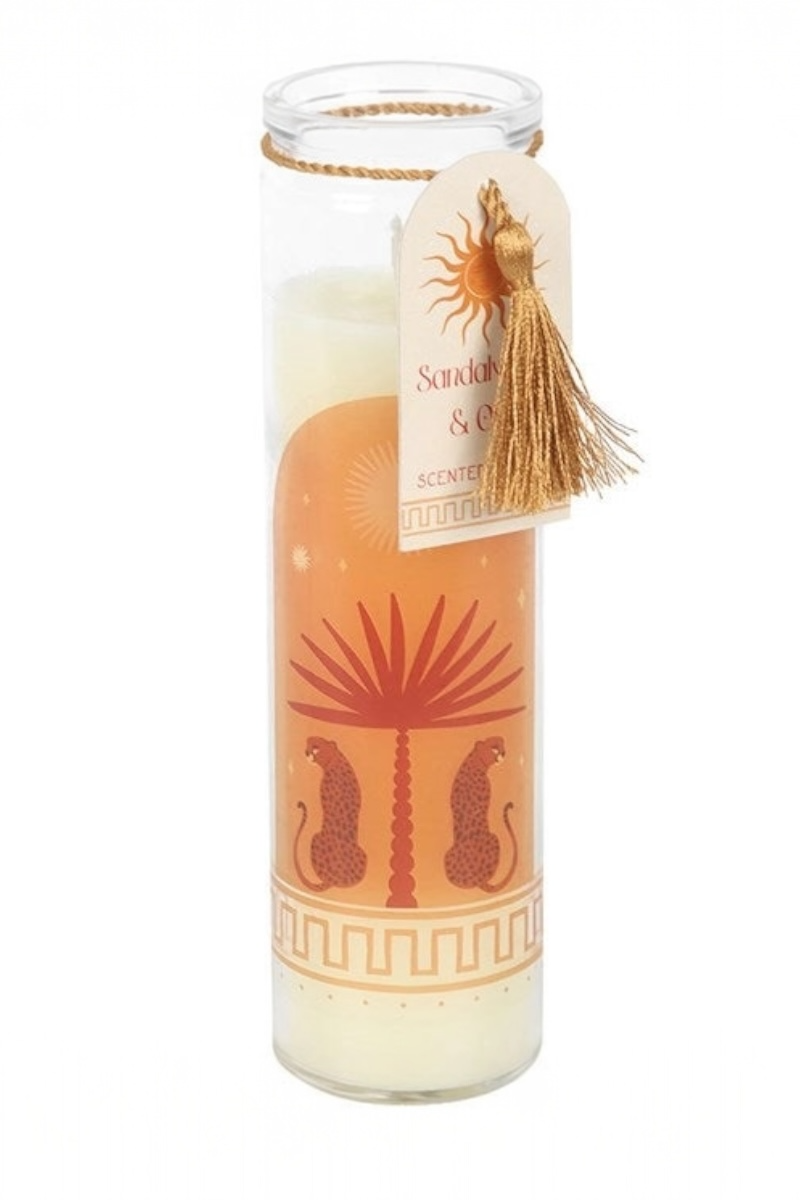 Leopard Palm Sandalwood & Oud Candle