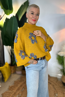 Rachel Multi Fleck Knitted Jumper