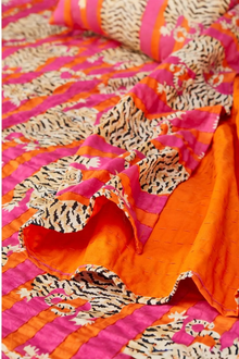 Tiger Stripe Kantha Bed Throw