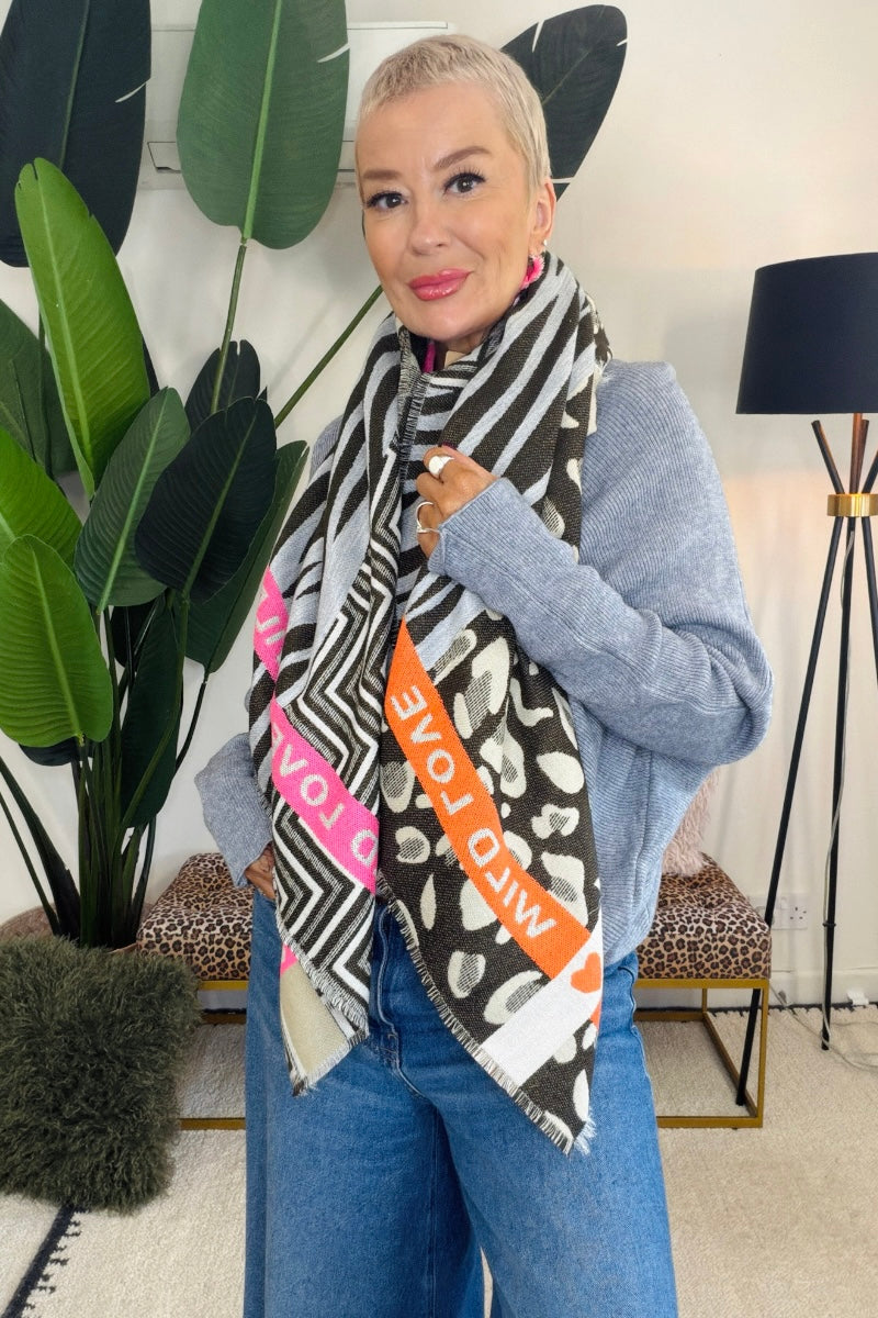 The Big Scarf - Zebra