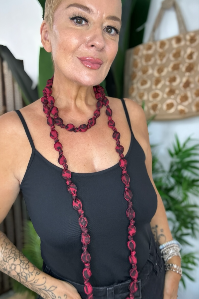 Rina Knotted Long Necklace