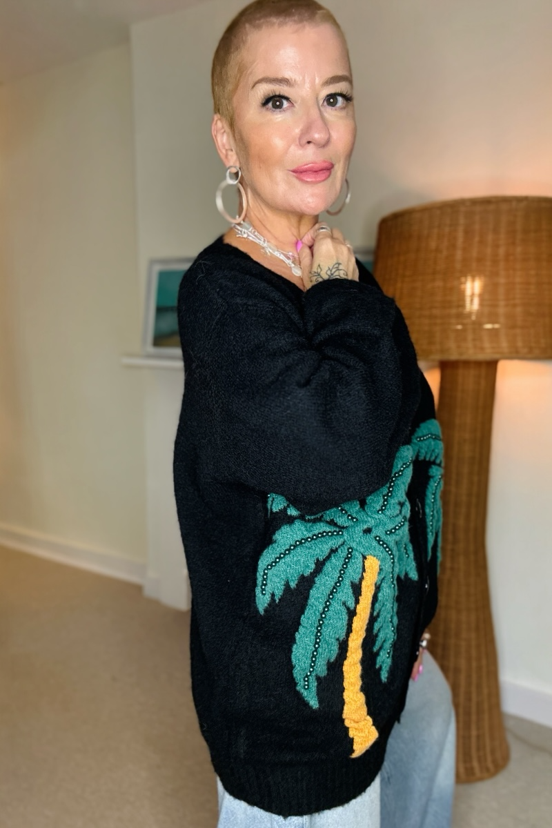 Oasis Palm Cardigan