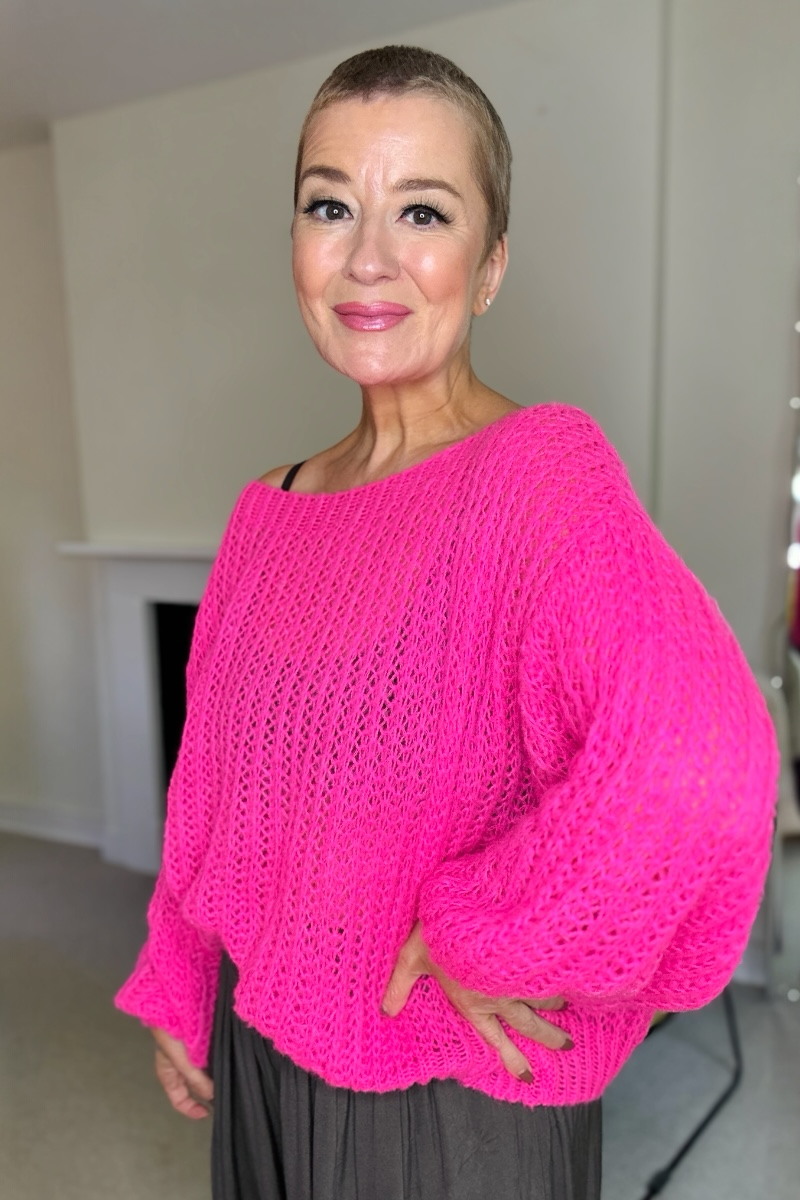 Slouchy Open Knit
