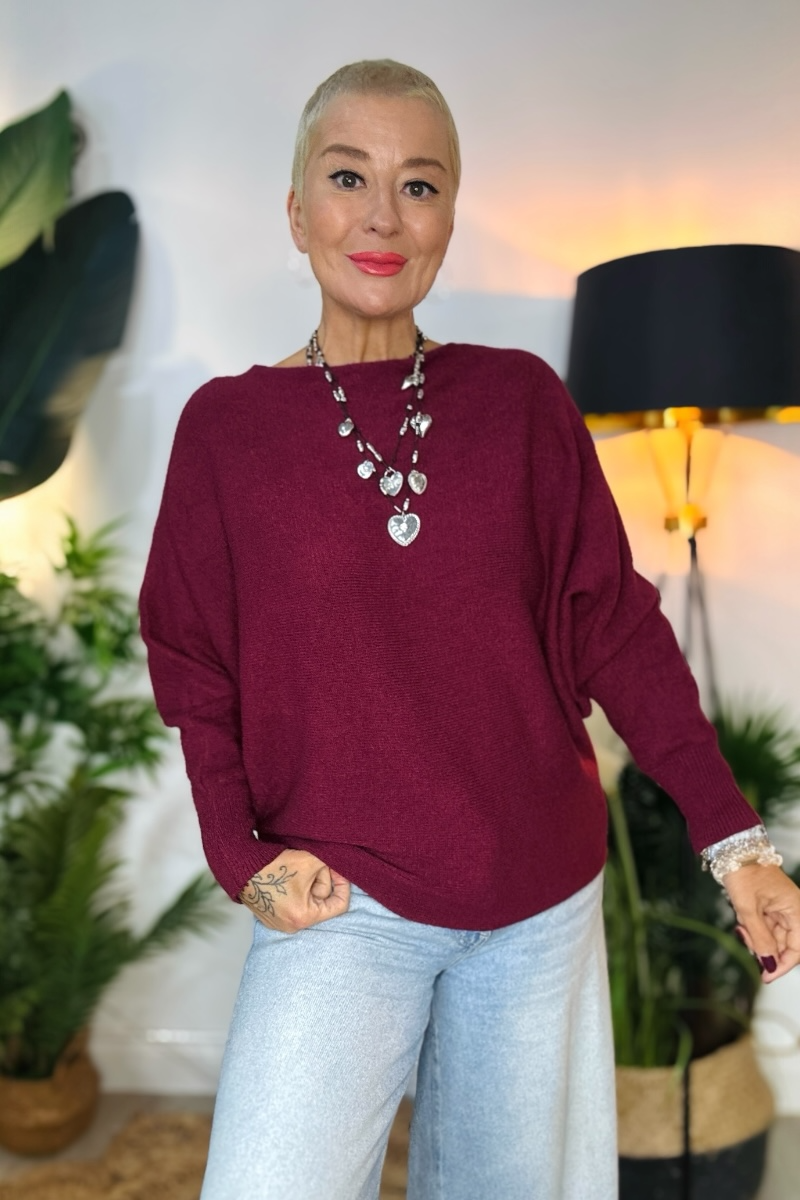 Keep It Simple Batwing Jumper