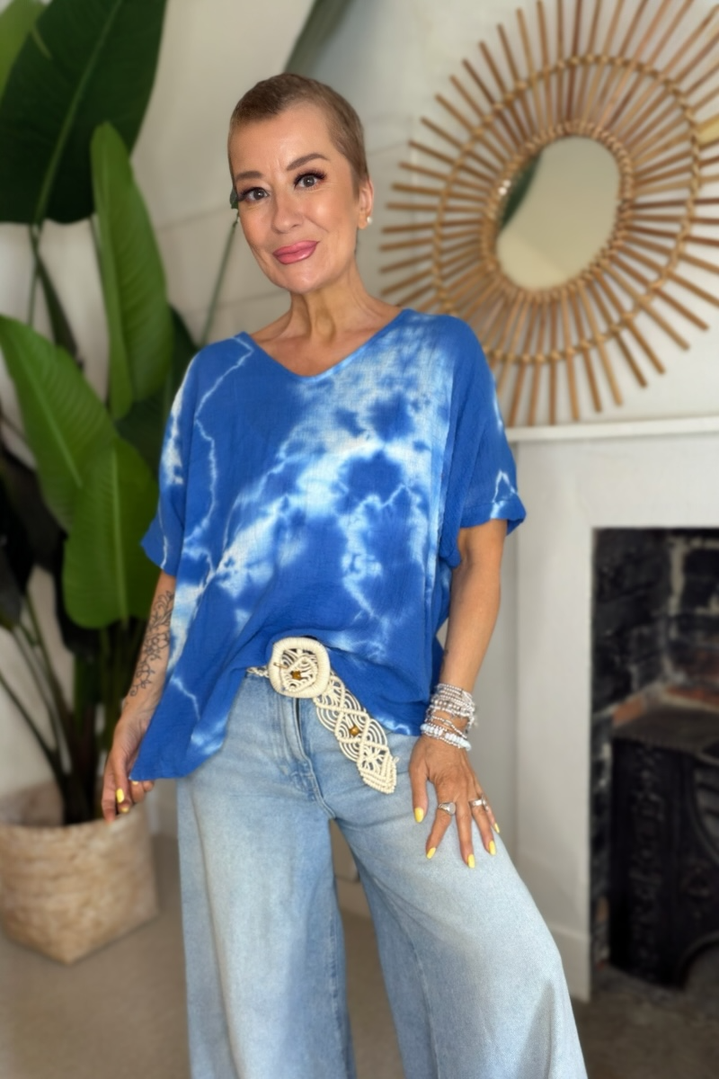 Sunwash Tie Dye Top