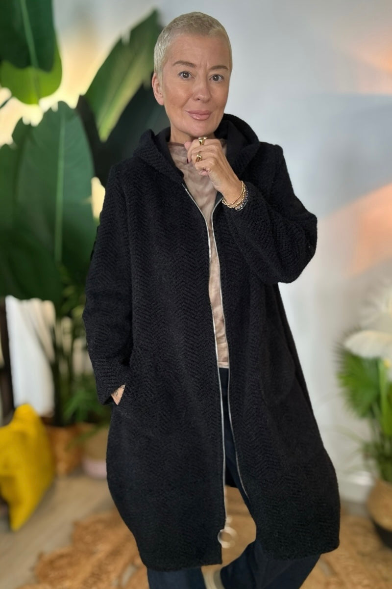 Ada Soft Yarn Zip Front Jacket
