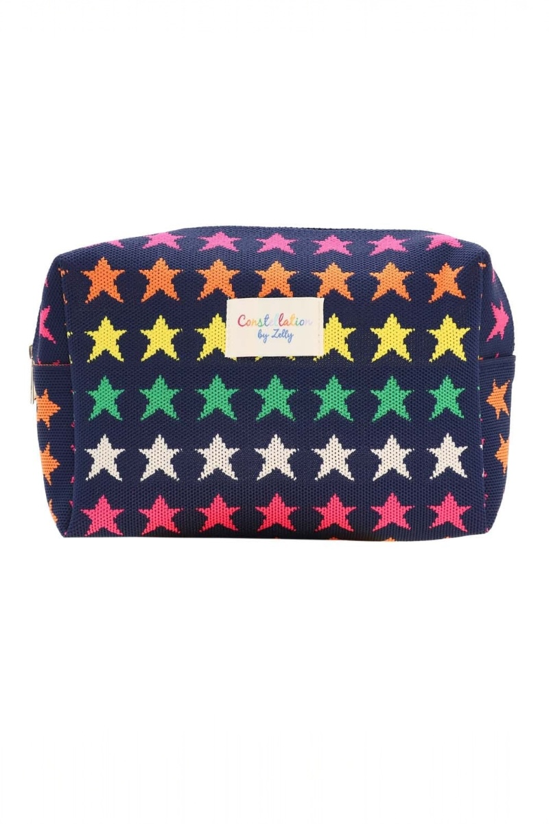 Constellation Wash Bag - Navy Stars