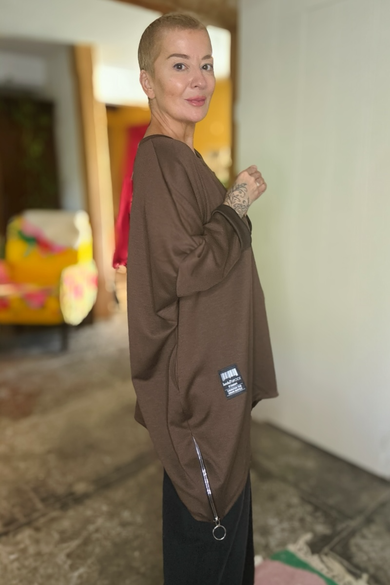 Bernie Loose Longline Sweatshirt